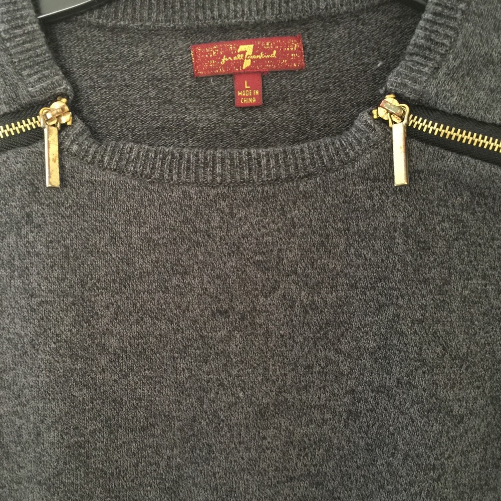 7 for all mankind Kids | zipper sweater